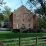 Back of the Waterford VA old Mill at 40105 Main Street in Waterford VA