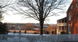 View of the open space of the Phillips Farm in Waterford VA