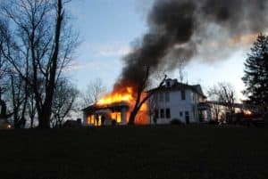 old school burns in 2007 in waterford virginia