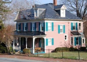 Victorian house on Patrick Street in Waterford VA